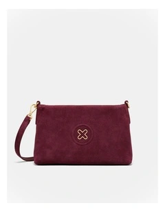 Bay Strap Crossbody Bag in Merlot