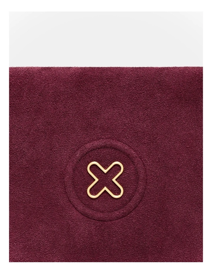 Bay Strap Crossbody Bag in Merlot image 6