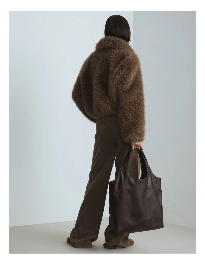 Brittany Tote Bag in Espresso image 2