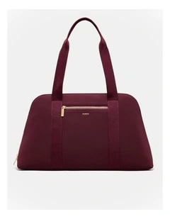 Squad Tote Bag in Merlot
