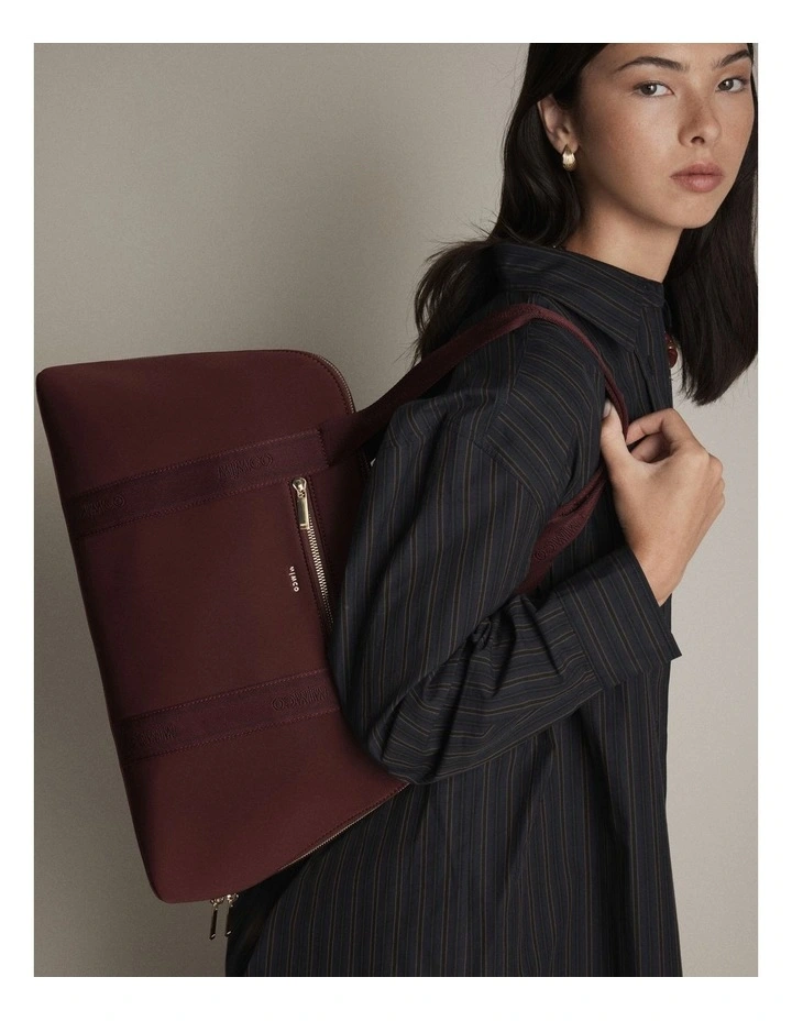 Squad Tote Bag in Merlot image 4