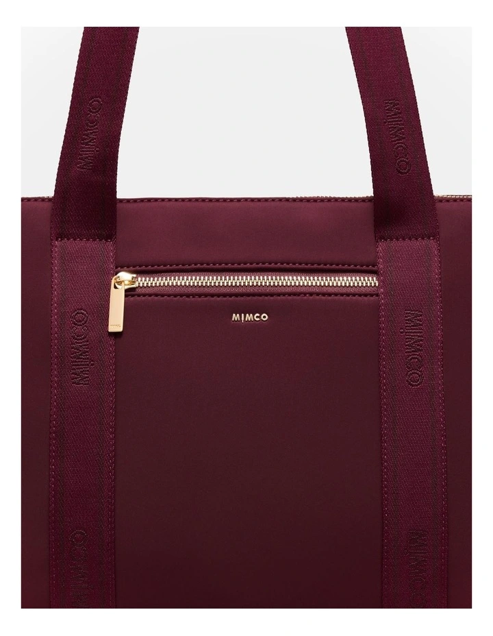 Squad Tote Bag in Merlot image 6