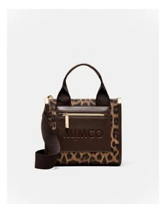 Patch Mini Tote Bag in Leopard