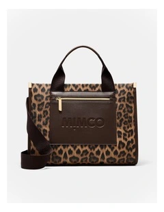 Patch Tote Bag in Leopard