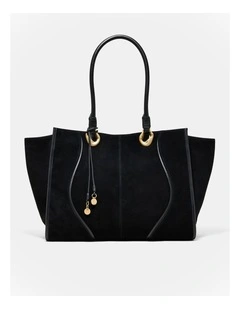 Shield Tote Bag in Black