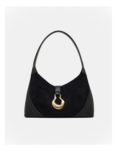 Shield Shoulder Bag in Black