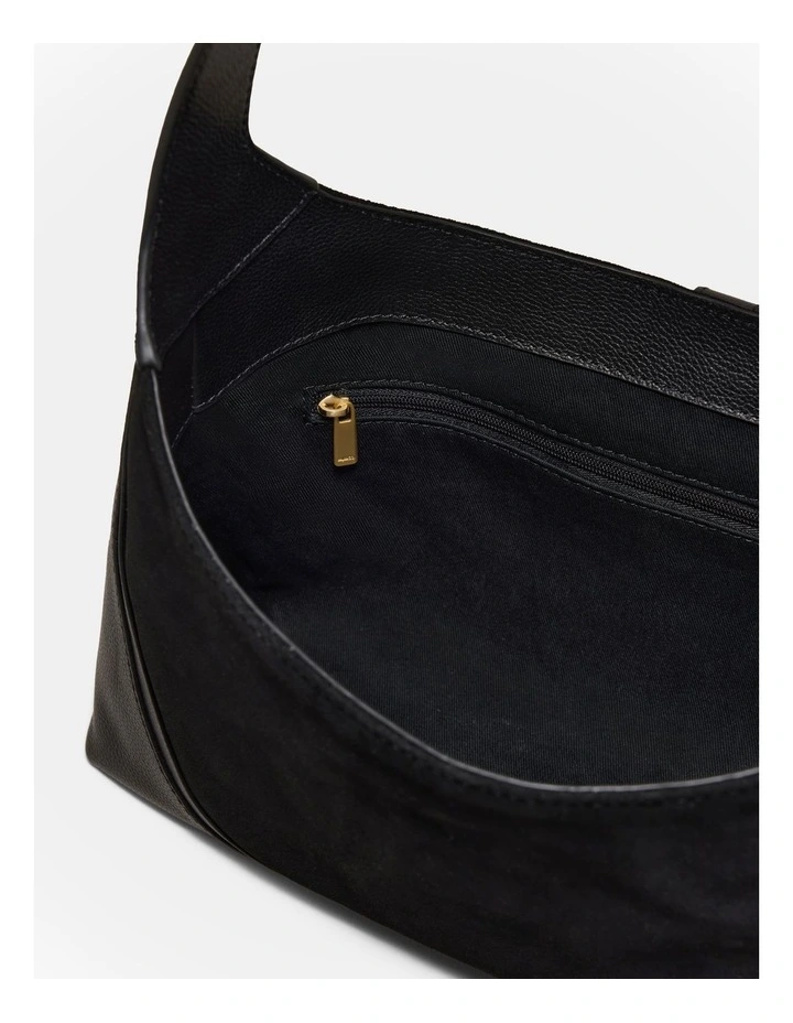 Shield Shoulder Bag in Black image 7