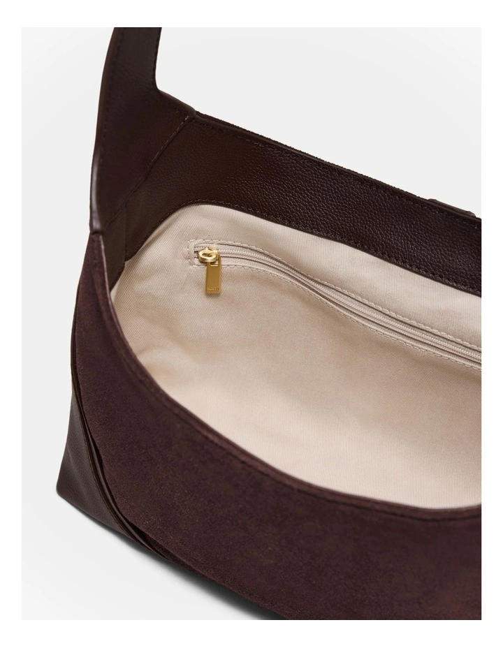 Shield Shoulder Bag in Bitter Chocolate image 7