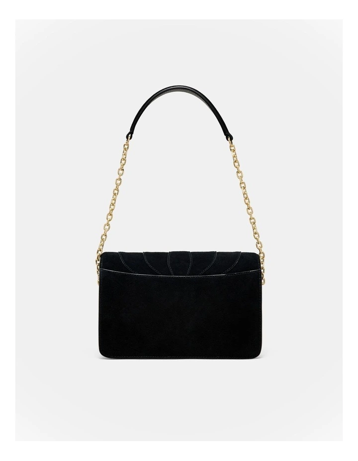 Shield Crossbody Bag in Black image 5