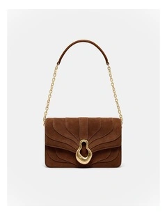 Shield Crossbody Bag in Toffee
