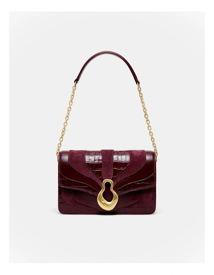 Shield Crossbody Bag in Merlot image 1