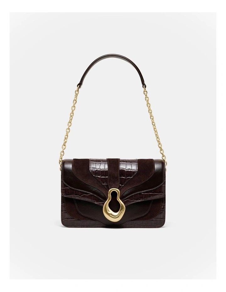 Shield Crossbody Bag in Bitter Chocolate image 1