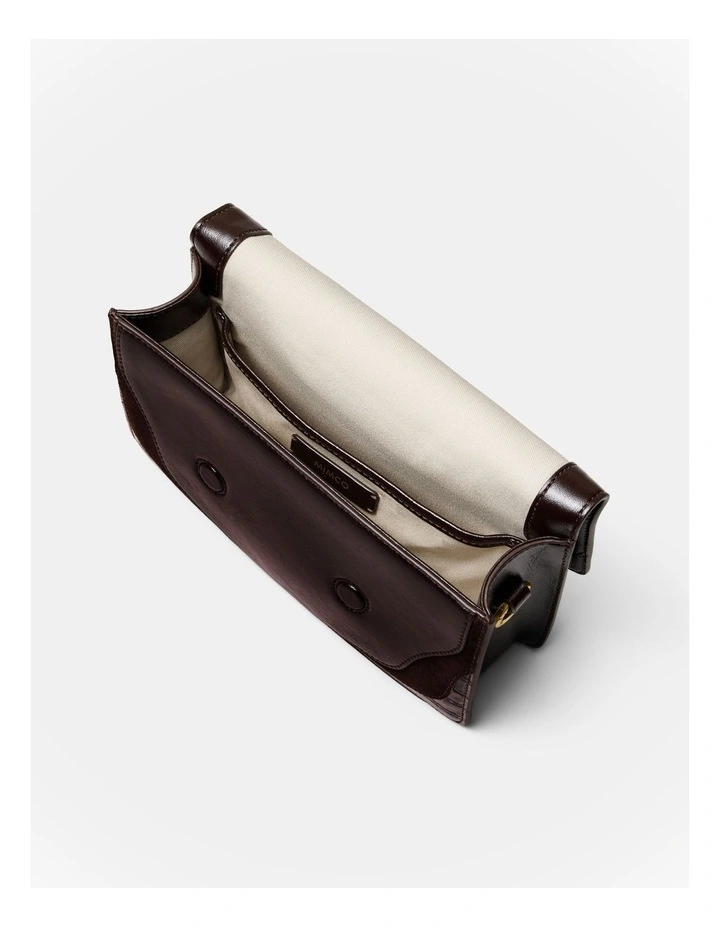 Shield Crossbody Bag in Bitter Chocolate image 7