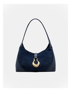 Shield Shoulder Bag in Navy