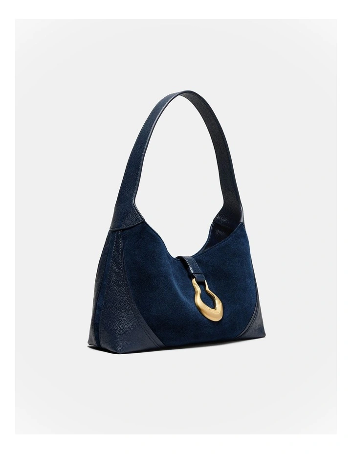 Shield Shoulder Bag in Navy image 3