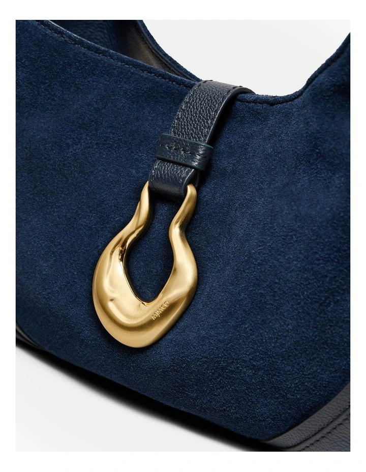 Shield Shoulder Bag in Navy image 6