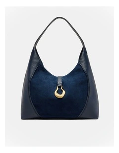 Shield Hobo Bag in Navy
