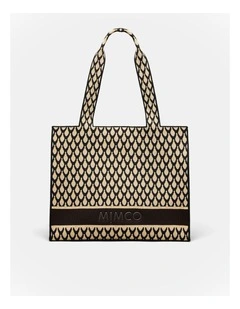 Blondie Boxy Tote Bag in Gold