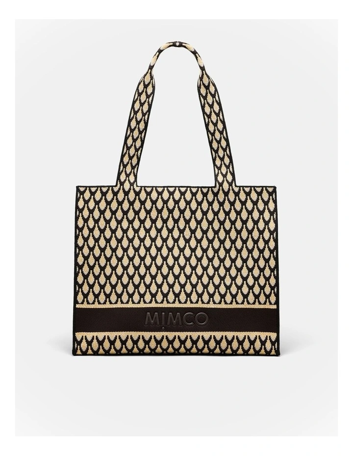 Blondie Boxy Tote Bag in Gold image 1