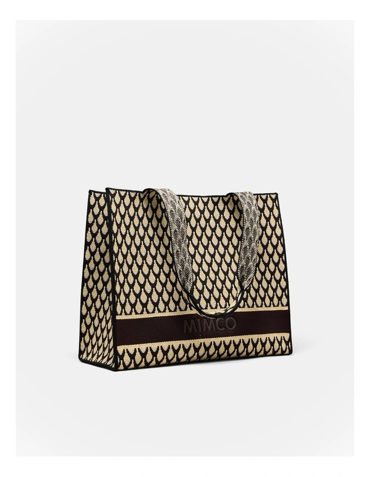 Blondie Boxy Tote Bag in Gold image 3