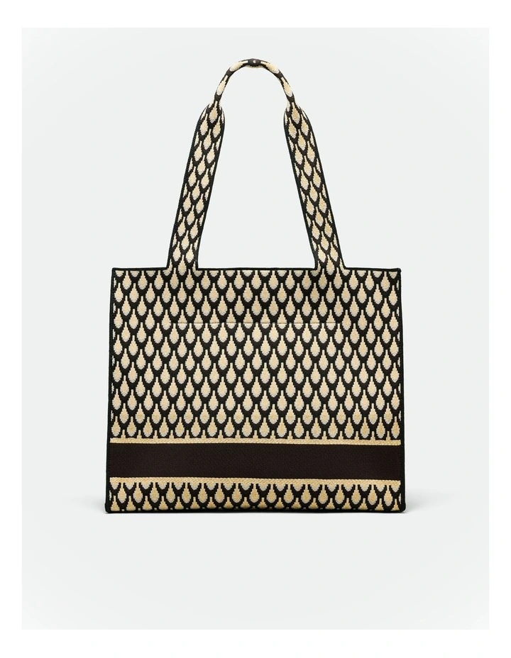 Blondie Boxy Tote Bag in Gold image 5