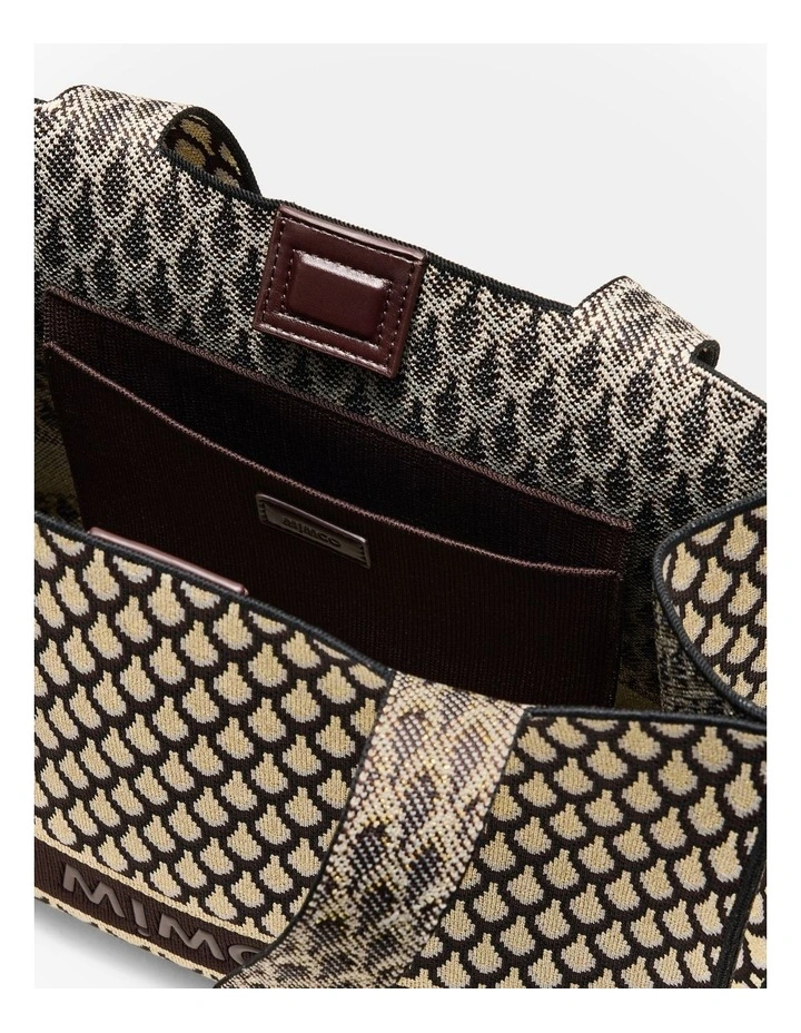 Blondie Boxy Tote Bag in Gold image 7