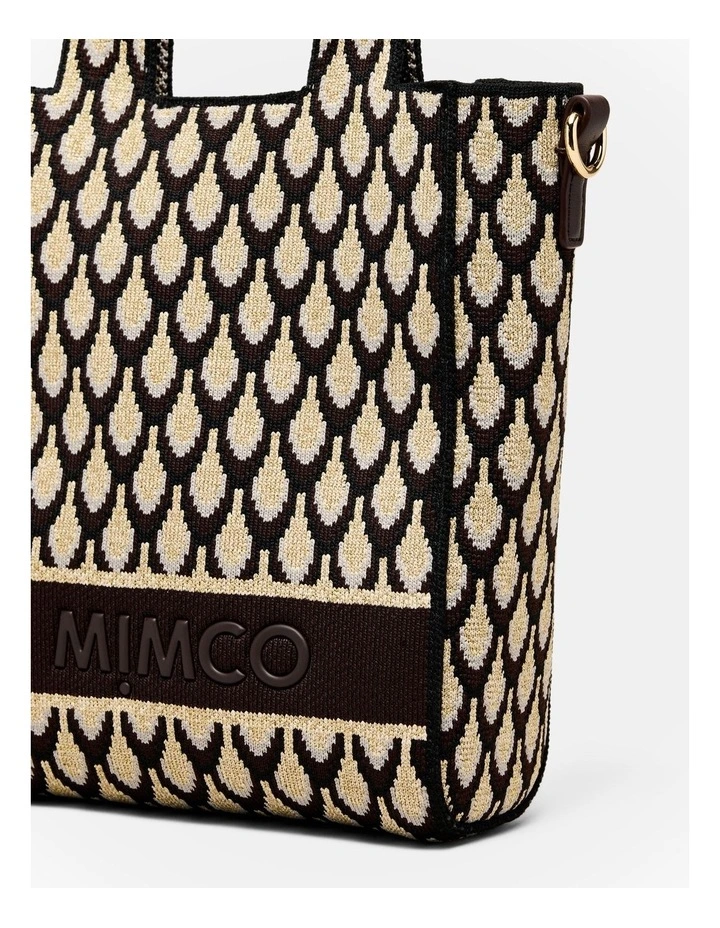Blondie Mini Tote Crossbody Bag in Gold image 6