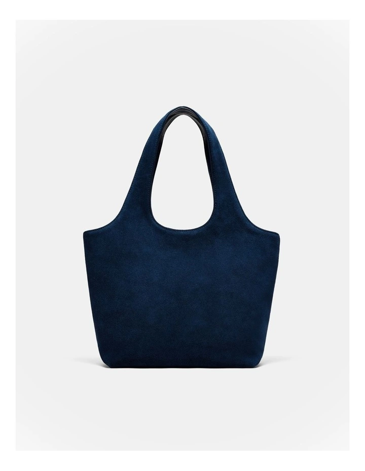 Brittany Mini Tote Bag in Navy image 3