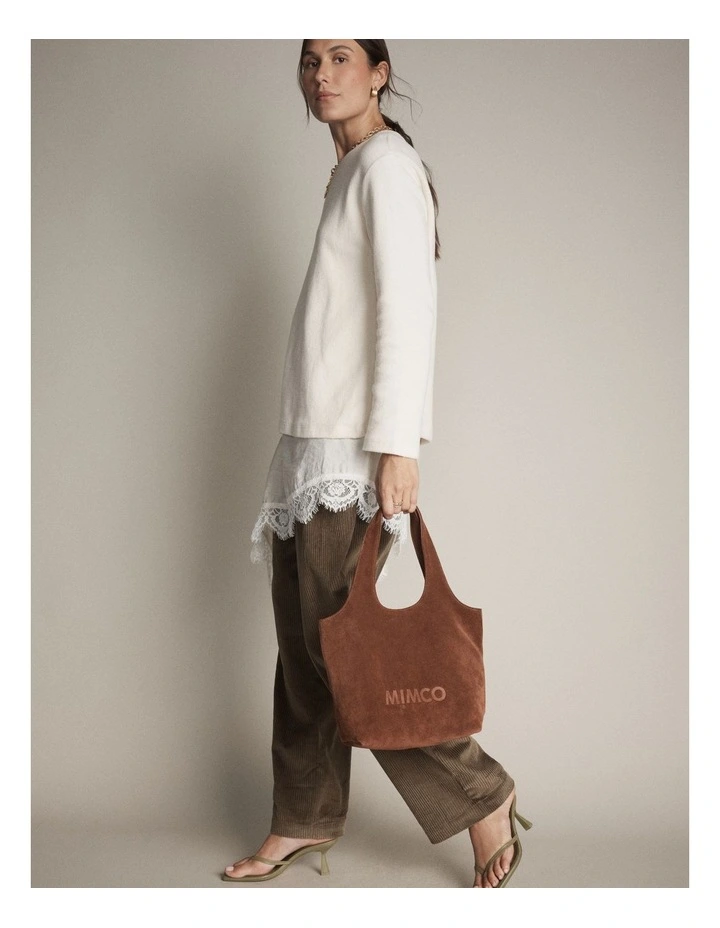 Brittany Mini Tote Bag in Toffee image 2
