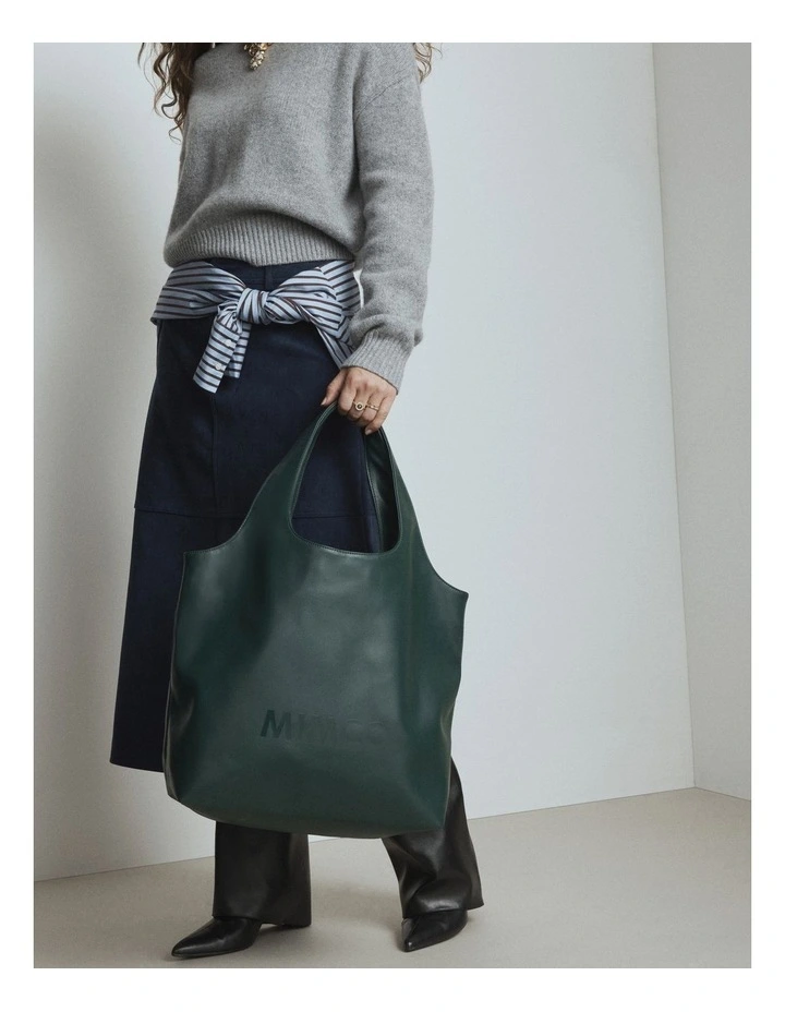 Brittany Tote Bag in Thyme image 2
