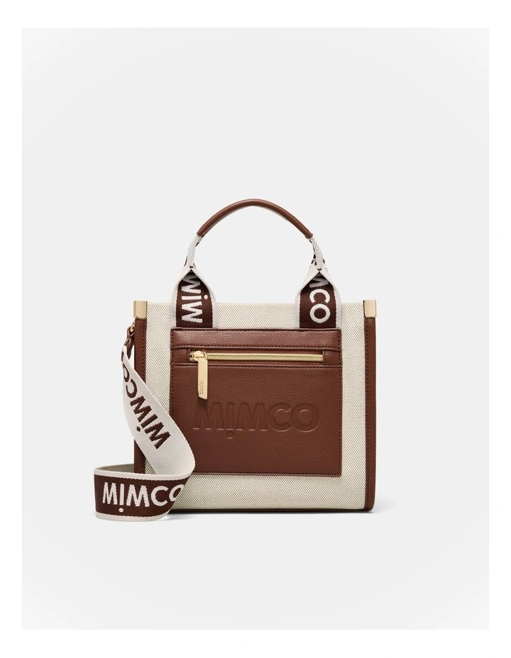 Patch Mini Tote Bag in Walnut image 1