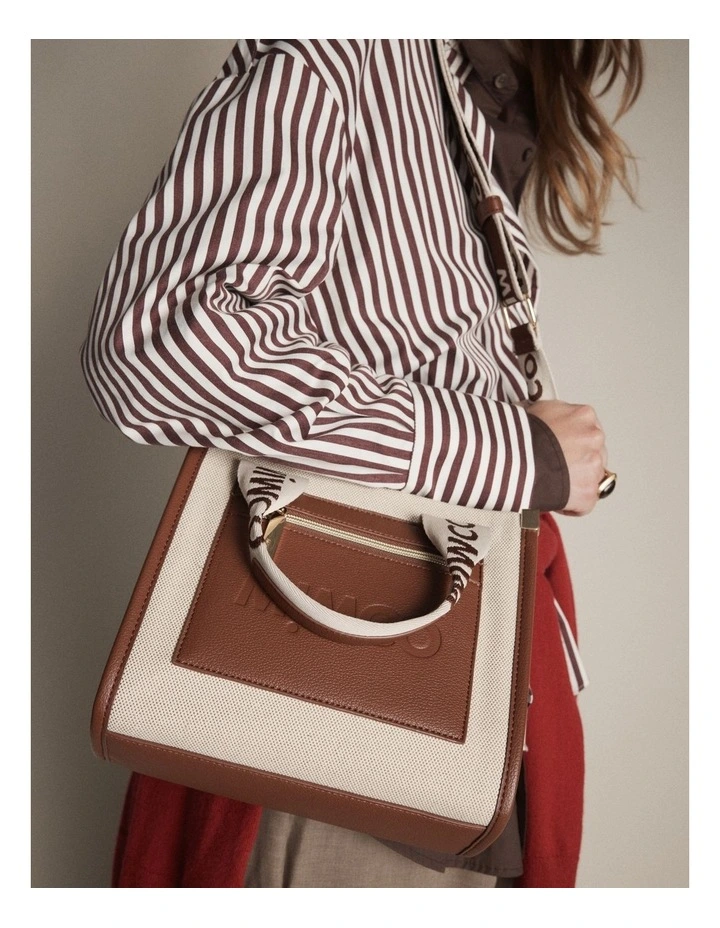 Patch Mini Tote Bag in Walnut image 2