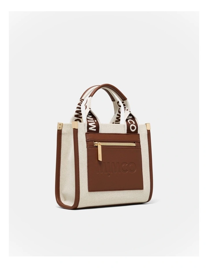 Patch Mini Tote Bag in Walnut image 3
