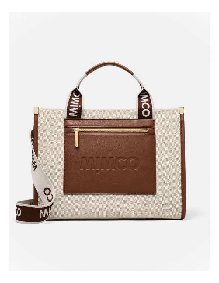 Patch Tote Bag in Walnut image 1