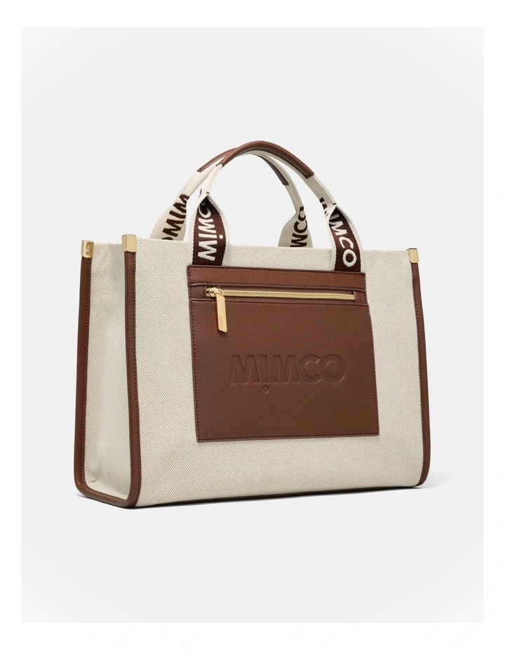 Patch Tote Bag in Walnut image 3