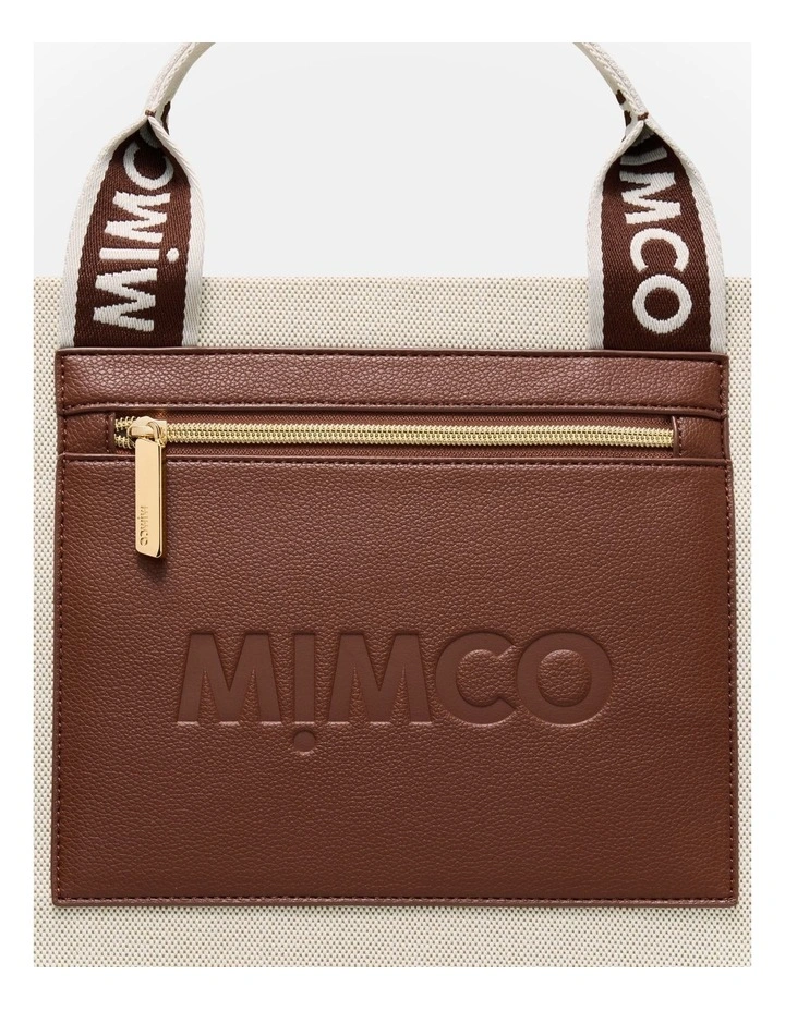 Patch Tote Bag in Walnut image 6