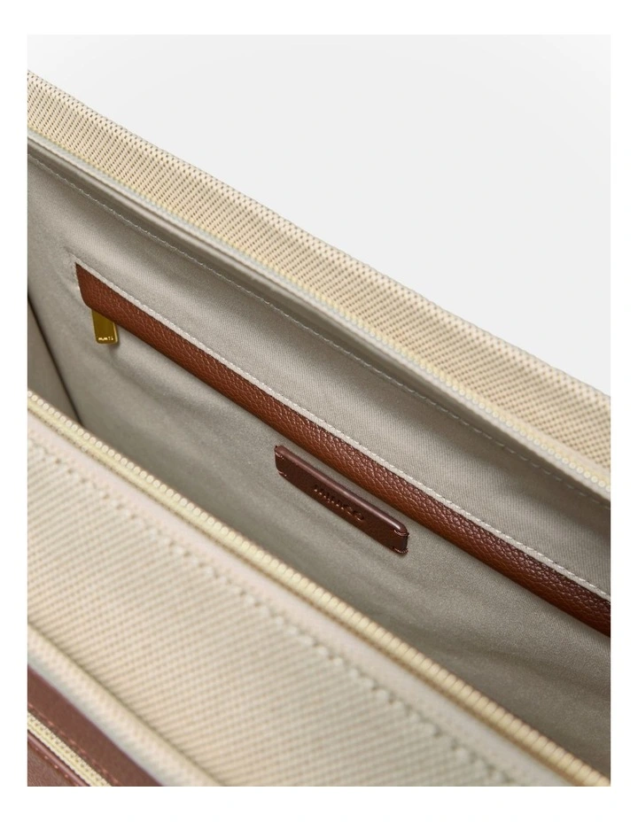 Patch Tote Bag in Walnut image 7