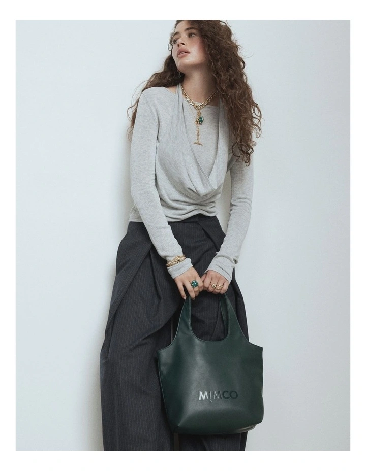 Brittany Mini Tote Bag in Thyme image 2