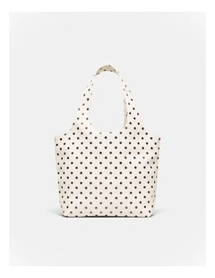 Brittany Mini Tote Bag in Dot Print