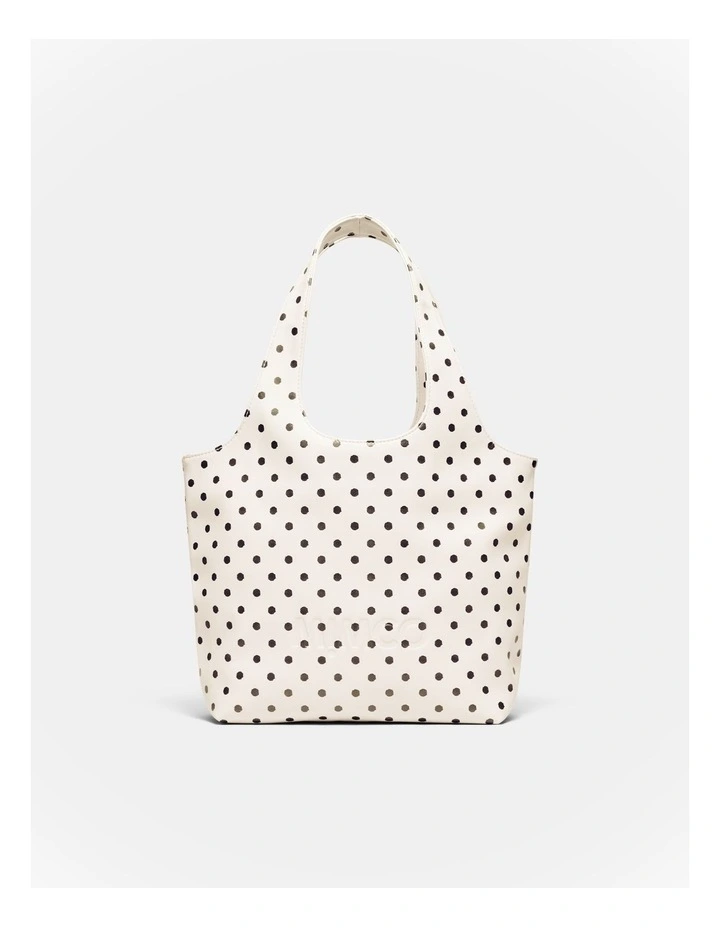 Brittany Mini Tote Bag in Dot Print image 1