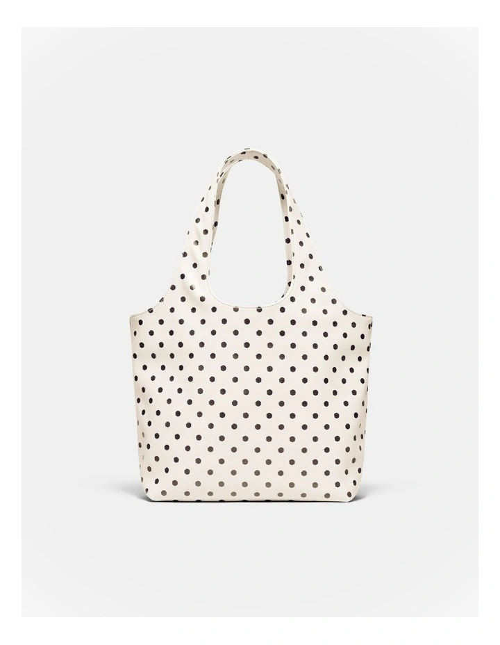 Brittany Mini Tote Bag in Dot Print image 4