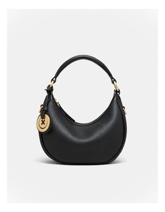 Luna Mini Crescent Bag in Black