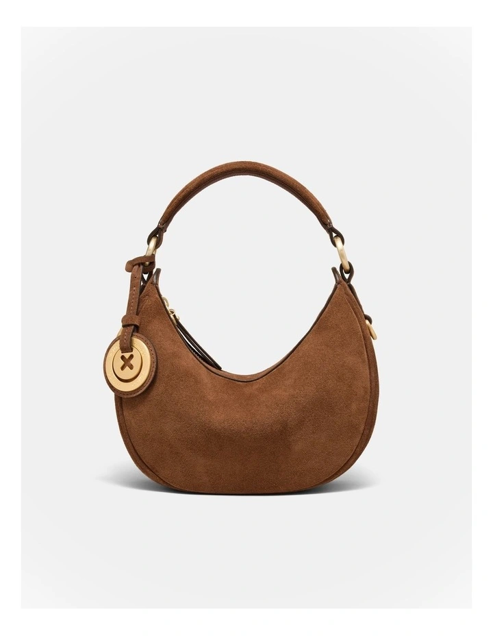 Luna Mini Crescent Bag in Walnut image 1