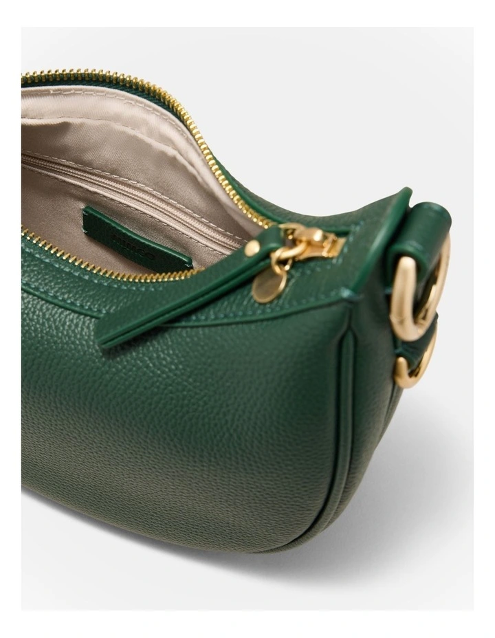Luna Mini Crescent Bag in Thyme image 7