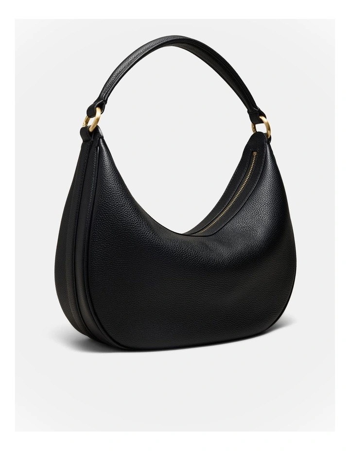 Luna Crescent Bag in Black image 3