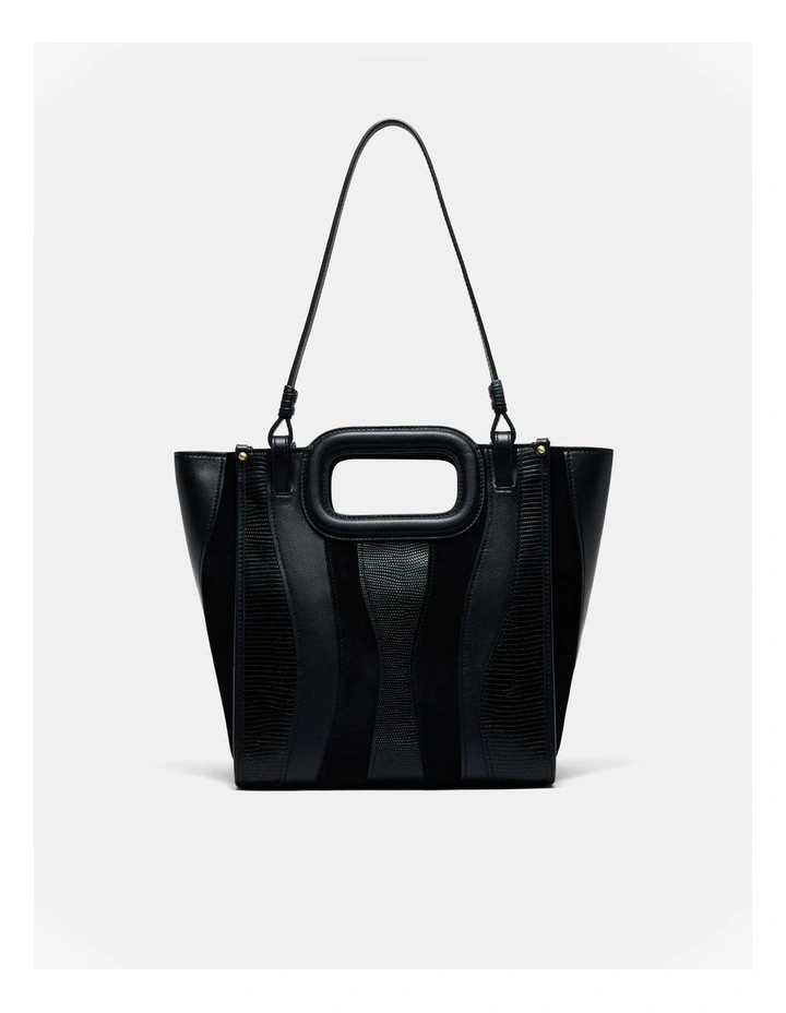 Harlowe Tote Bag in Black image 5