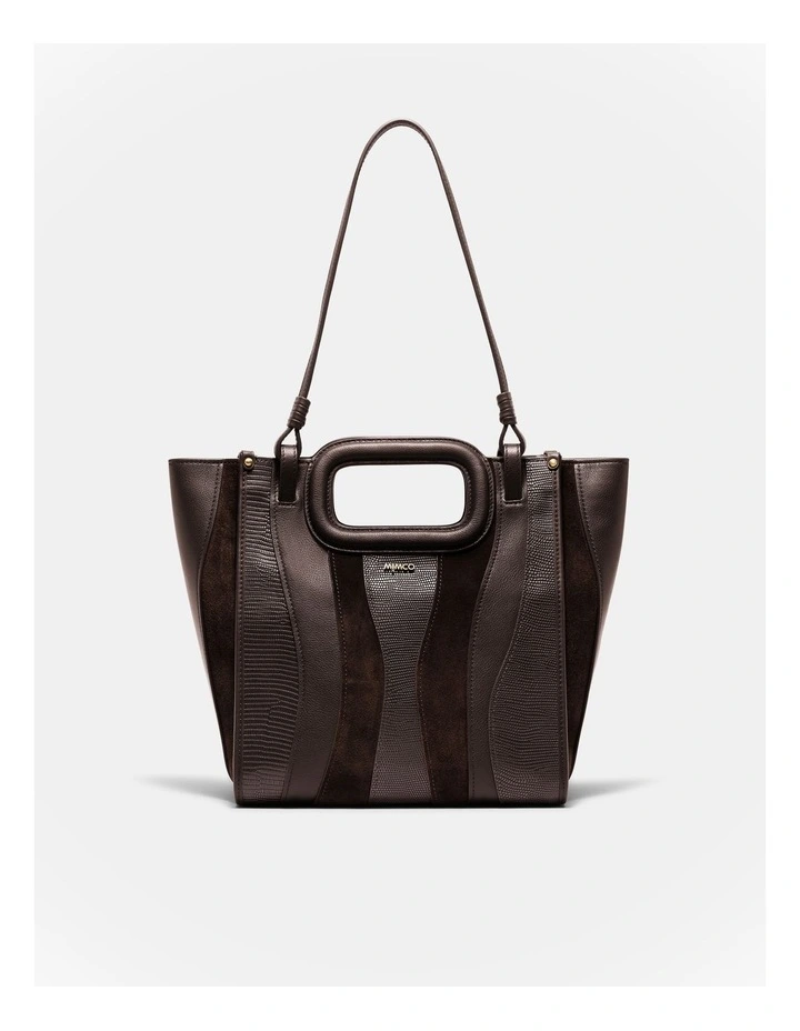 Harlowe Tote Bag in Bitter Chocolate image 1