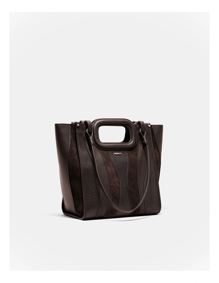 Harlowe Tote Bag in Bitter Chocolate image 3