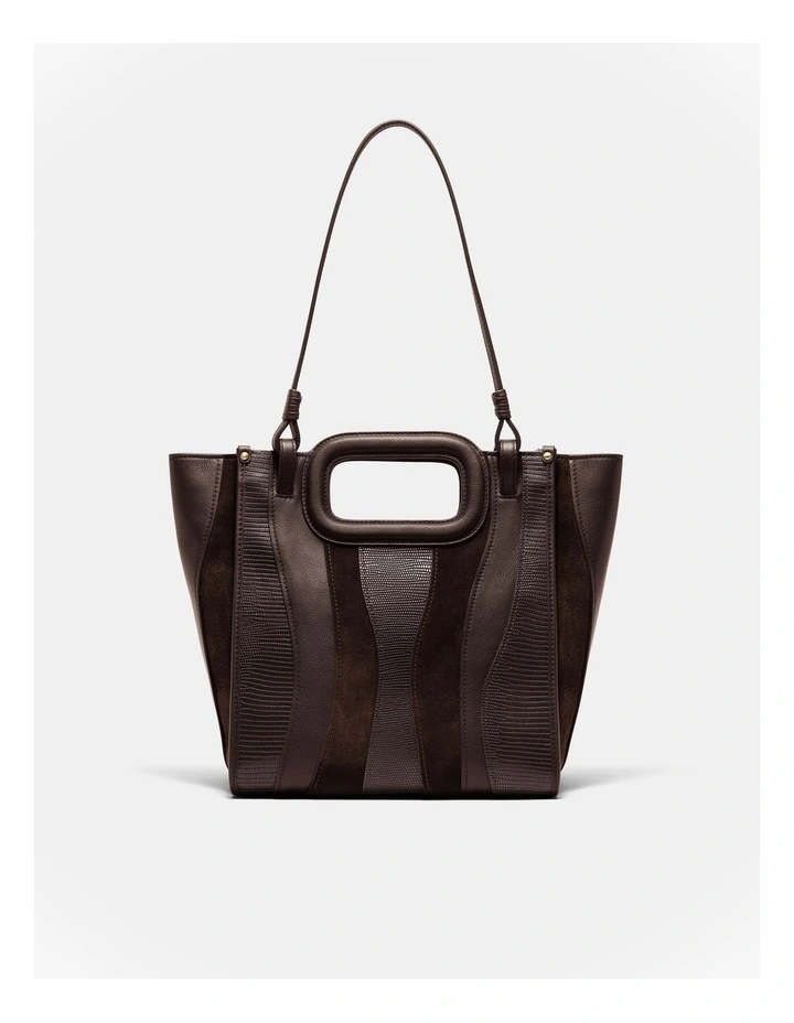 Harlowe Tote Bag in Bitter Chocolate image 5