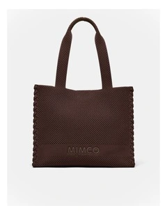 Blondie Boxy Tote Bag in Chocolate